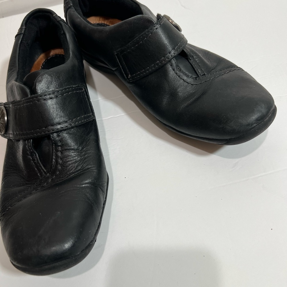 Clarks Artisan Kessa Betty Black Textured Leather… - image 8